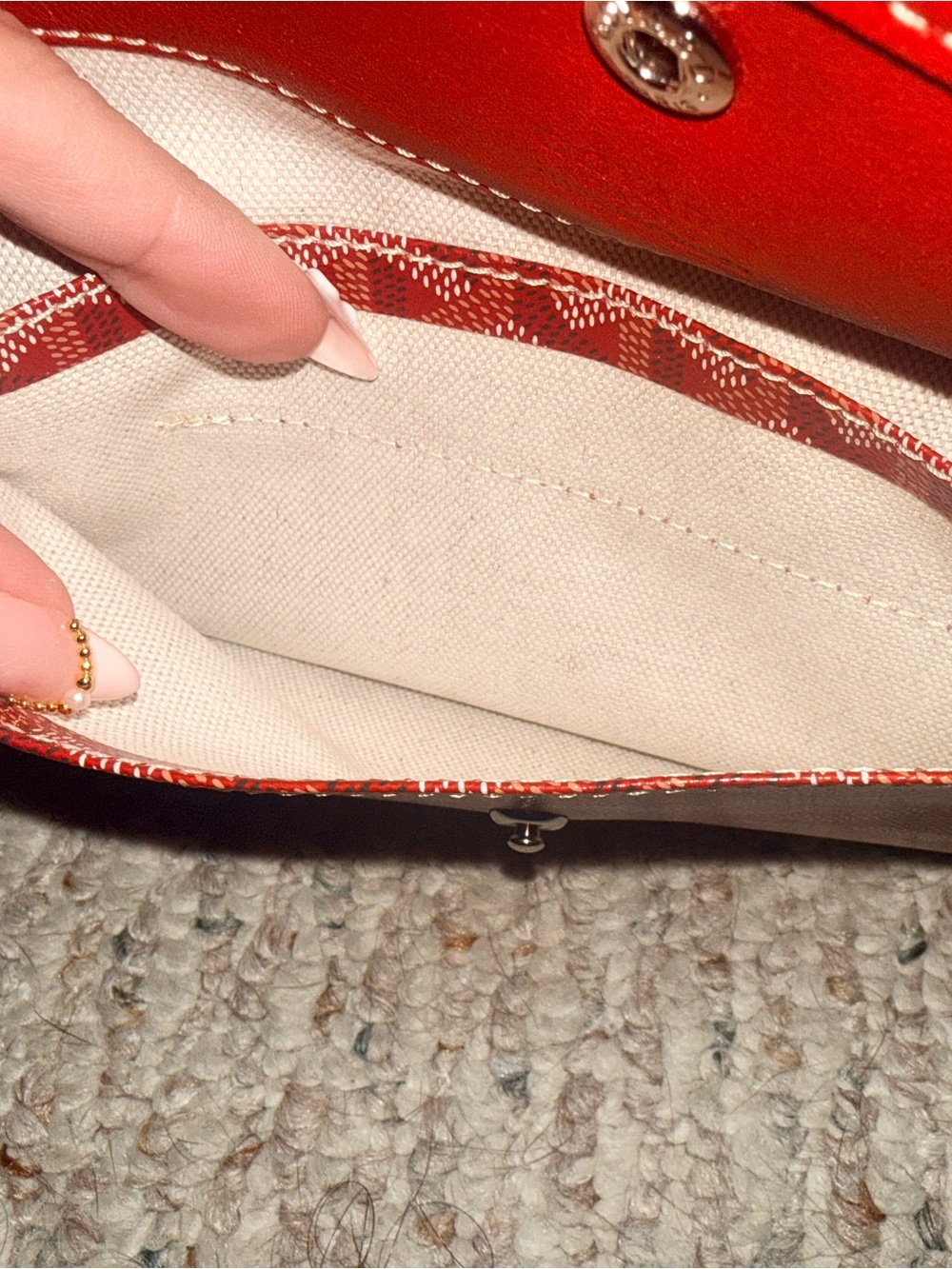 Goyard Red GM Tote - Picture 14 of 16